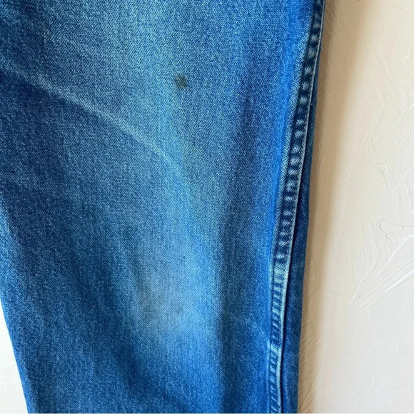 Vintage Wrangler Jeans 42x32 Cowboy Work Ranch Outdoors Mens Farmer Chore Hipste - Picture 4 of 13